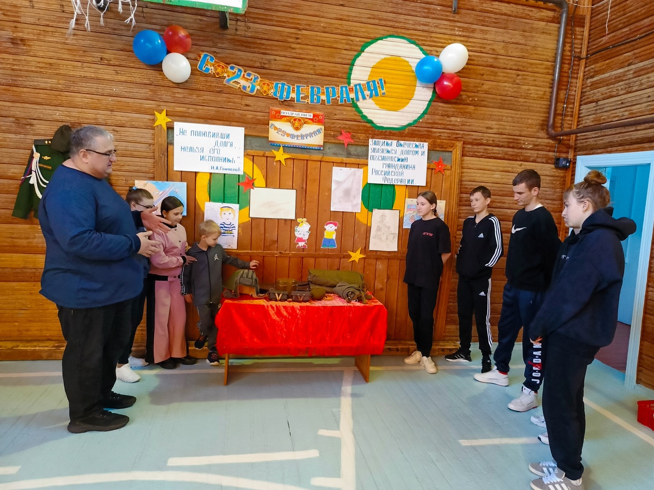Выставка «Военное снаряжение солдата».